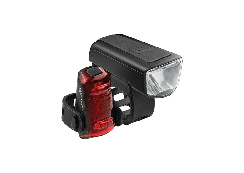 Zestaw lampek rowerowych AXA DWN 50