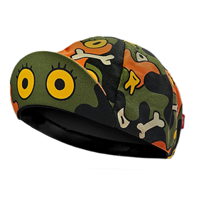 Czapka kolarska z daszkiem BELLO Camo Eyes