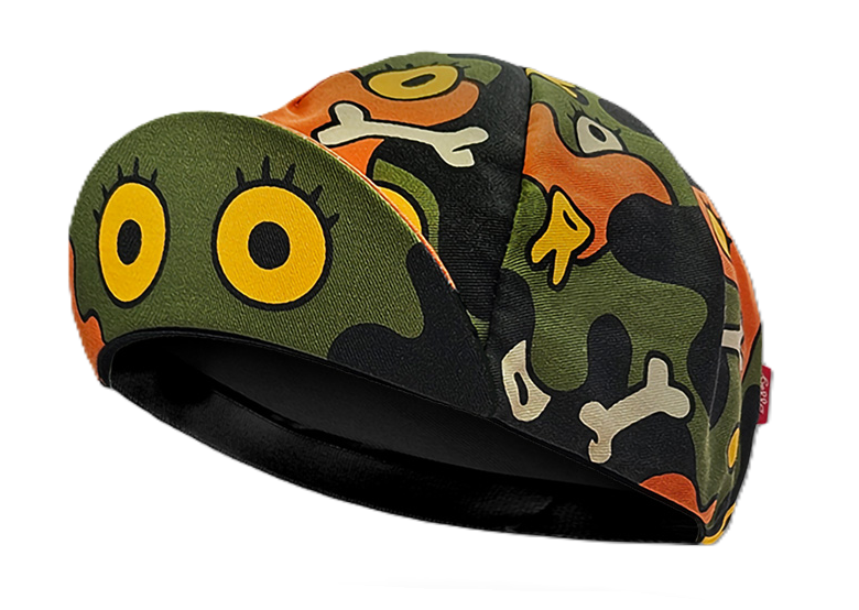 Czapka kolarska z daszkiem BELLO Camo Eyes