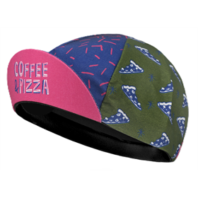 Czapka kolarska z daszkiem BELLO Coffee&Pizza