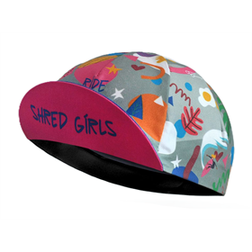 Czapka kolarska z daszkiem BELLO Shred Girls