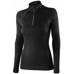 Podkoszulek damski z długim rękawem BRUBECK Extreme Merino Zip