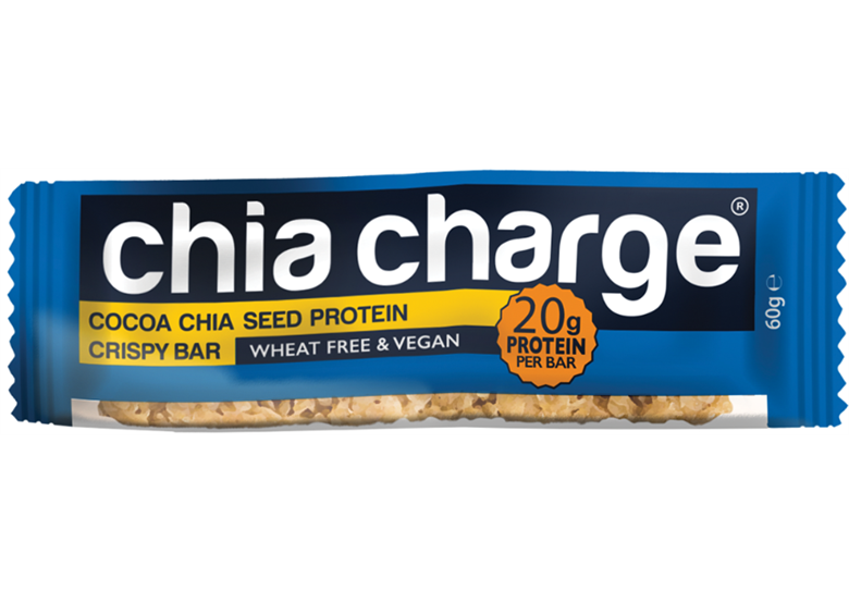 Baton białkowy CHIA CHARGE Protein Crispy Bar Vegan