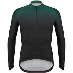 Koszulka rowerowa z długim rękawem EROE British Racing Green