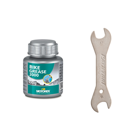 Klucz do piast PARK TOOL DCW + Smar uniwersalny MOTOREX Bike Grease