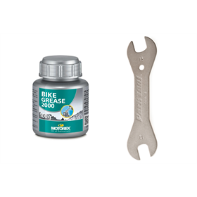 Klucz do piast PARK TOOL DCW + Smar uniwersalny MOTOREX Bike Grease
