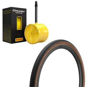 Opona PIRELLI Cinturato Gravel Hard TLR + Dętka TPU PIRELLI Cinturato SmarTube