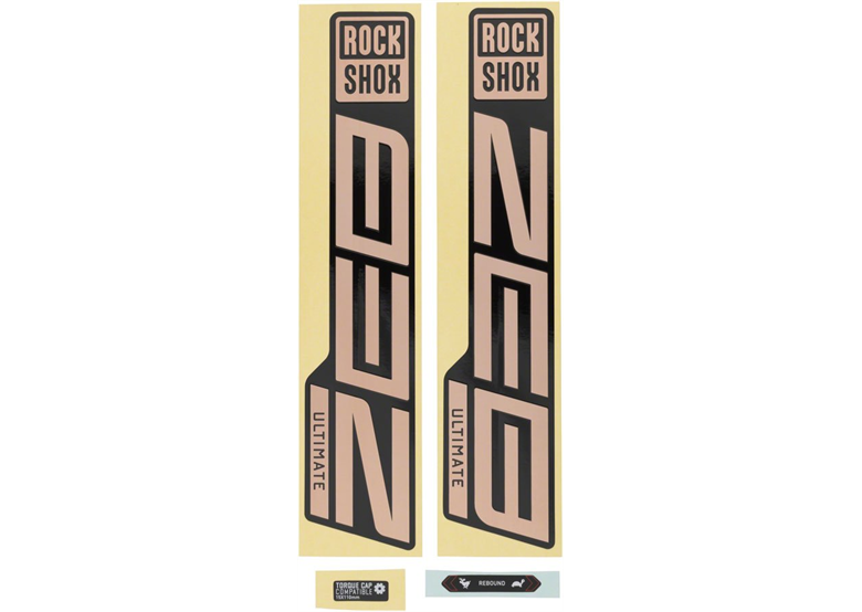 Naklejki na amortyzator ROCK SHOX Zeb Ultimate 27/29 2021+