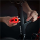 Zestaw lampek rowerowych z przełącznikiem TOWILD CL600 + TL03