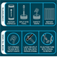 Zestaw naprawczy do opon WELDTITE Tubeless Repair Capsule