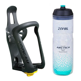 Bidon ZEFAL Arctica + Koszyk na bidon TOPEAK Modula Cage EX